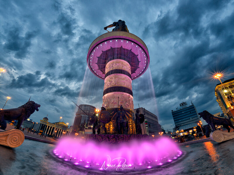 Skopje, Alexander the Great Fountain