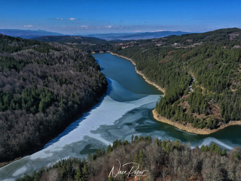 Berovo Lake, Winter period