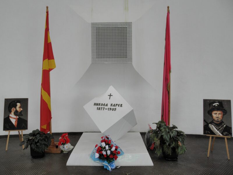Monument of Macedonian National hero Nikola Karev, Krusevo