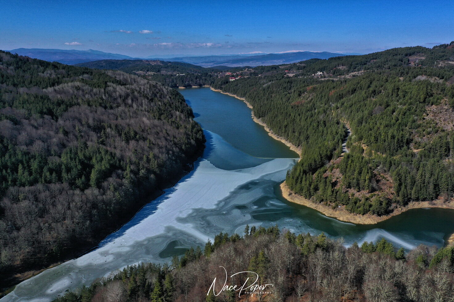 Berovo Lake, Winter period